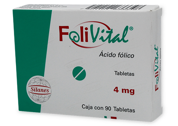 FOLIVITAL 90 TAB 4 MG