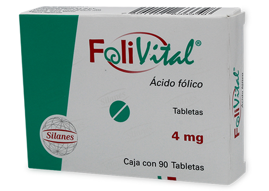 FOLIVITAL 90 TAB 4 MG