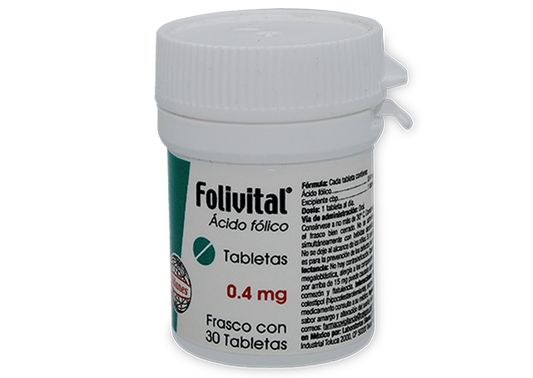 FOLIVITAL 30 TAB 0.4 MG
