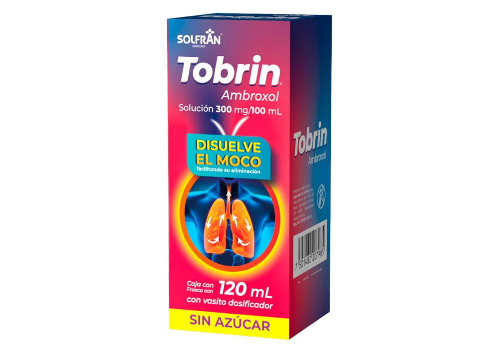 TOBRIN AMBROXOL 300MG/100ML FCO 120 ML