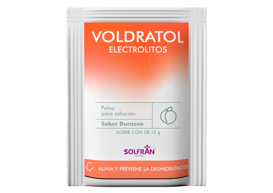 VOLDRATOL SABOR DURAZNO 1 SOB 28.12 G