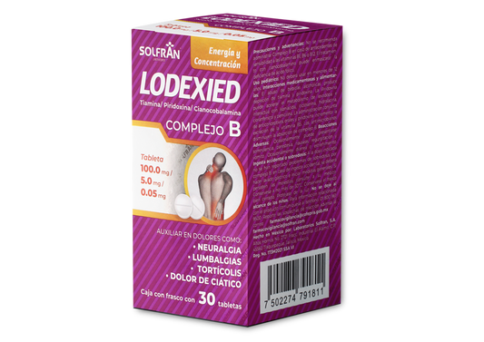 LODEXIED 30 TAB 100MG/5MG/0.05MG