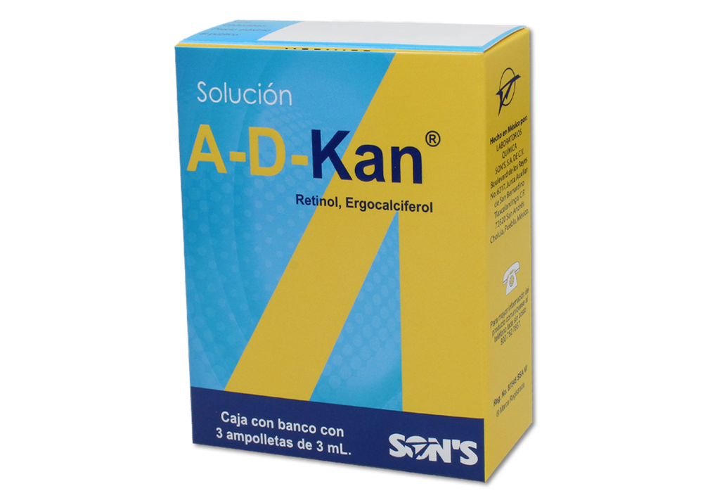 A-D-KAN 3 AMP 6000/400 UI