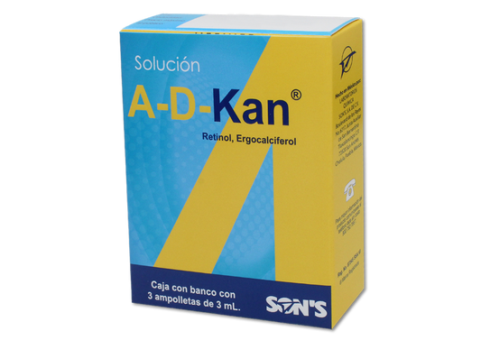 A-D-KAN 3 AMP 6000/400 UI