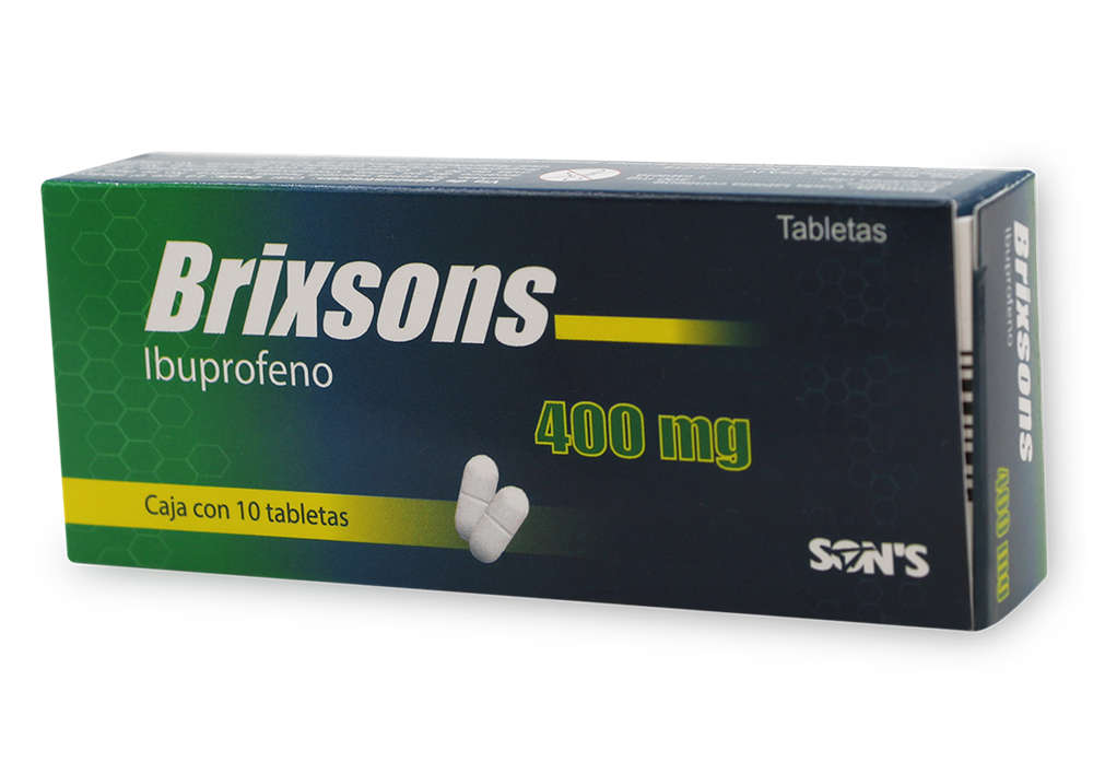 BRIXSONS 10 TAB 400 MG
