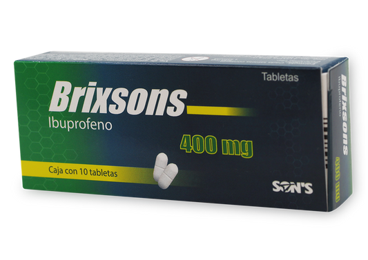 BRIXSONS 10 TAB 400 MG