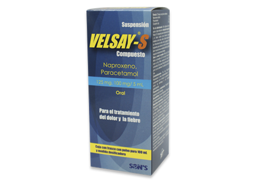 VELSAY-S 1 SUSP 125/100 MG/5 ML