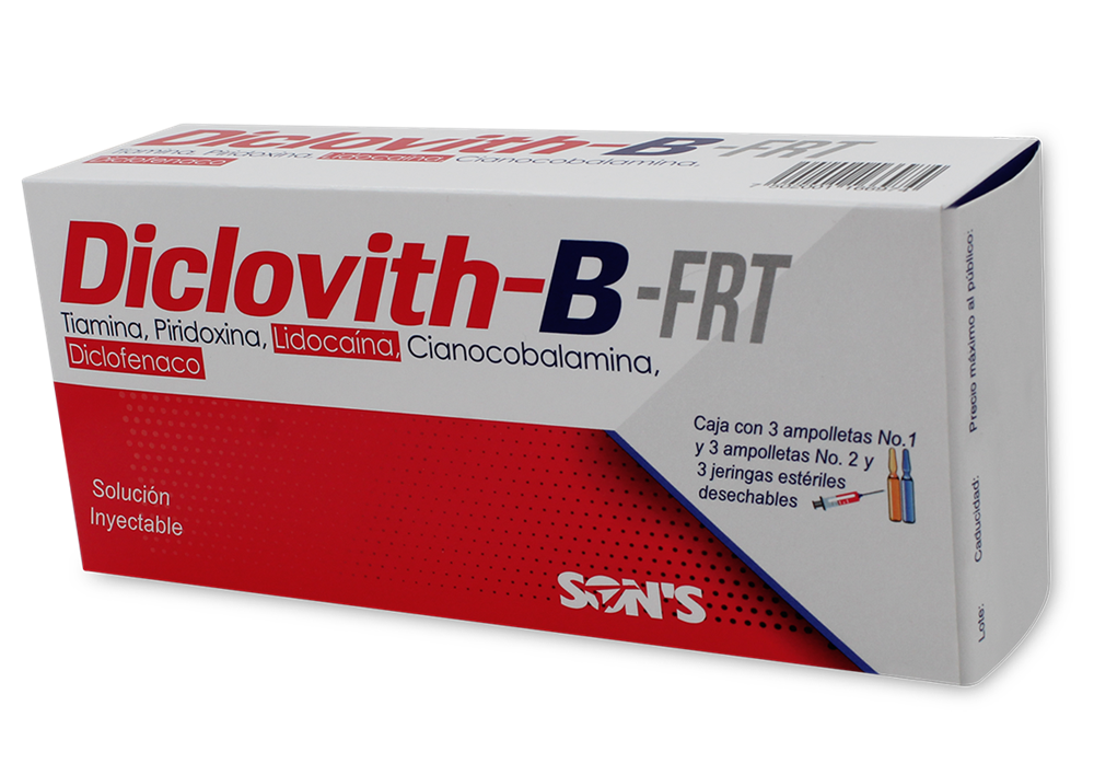 DICLOVITH-B-FRT 3 AMP 5/100/100/75/20MG/
