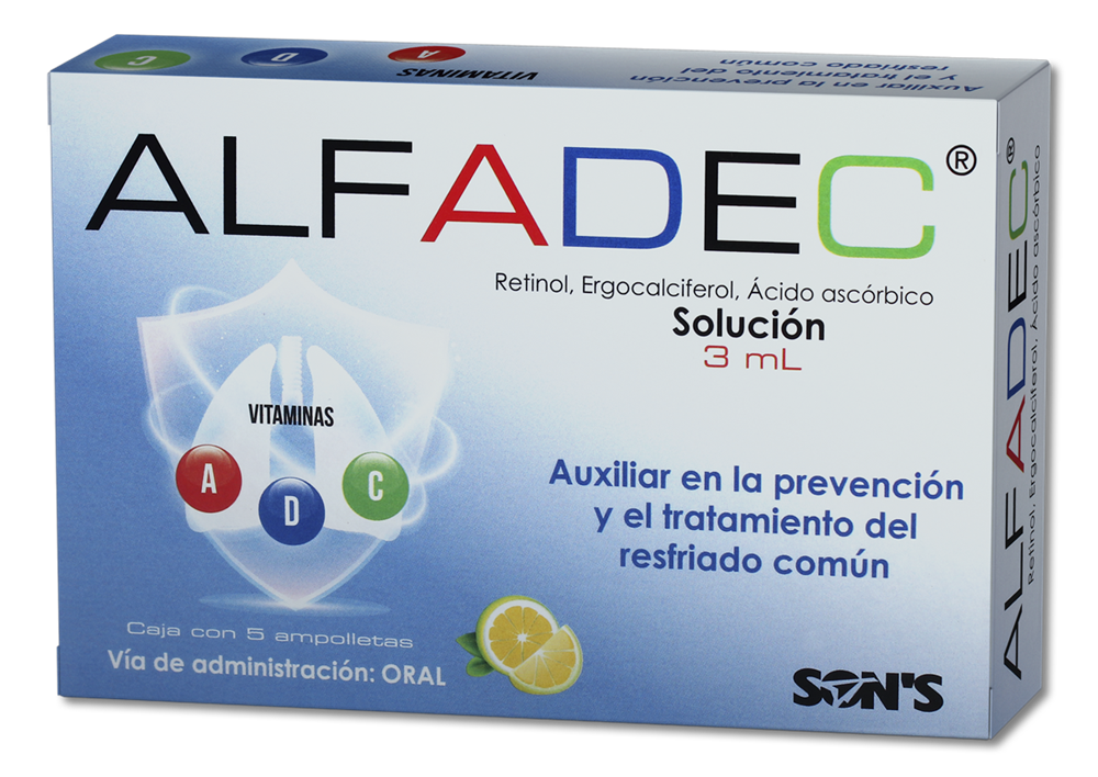 ALFADEC 1 SOL C/5 AMP 3 ML