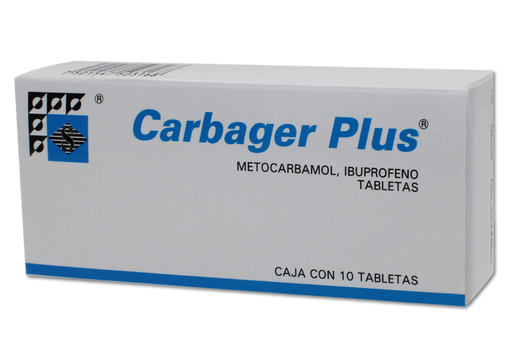 CARBAGER PLUS 10 TAB 300/300 MG