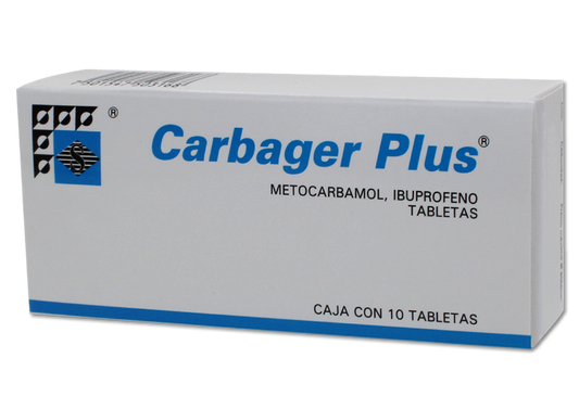 CARBAGER PLUS 10 TAB 300/300 MG