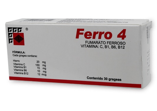 FERRO-4 30 GRAG 300/150/50/10 MG