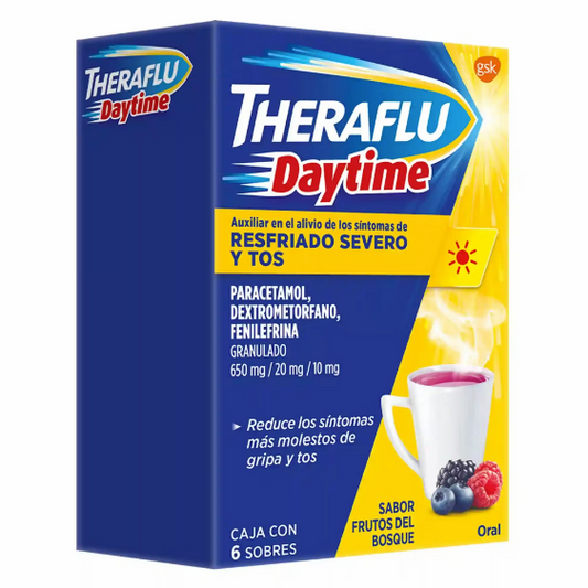 THERAFLU DAYTIME 6 SOB 650/20/10 MG