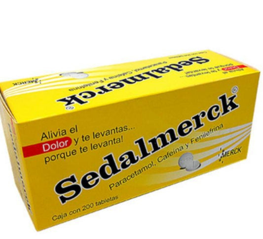 SEDALMERCK 200 TAB 50/5/500 MG