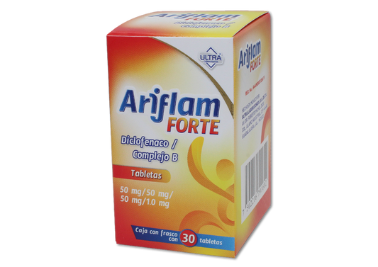 ARIFLAM FORTE 30 GRAG 50/50/50/1 MG