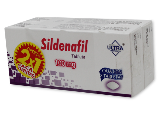 SILDENAFIL 2X1 8 TAB 100 MG