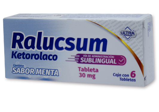 RALUCSUM 6 TAB SUBLINGUAL 30MG