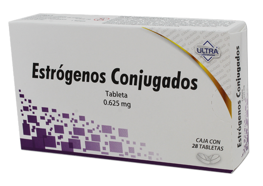ESTROGENOS CONJUGADOS 28 TAB 0.625MG