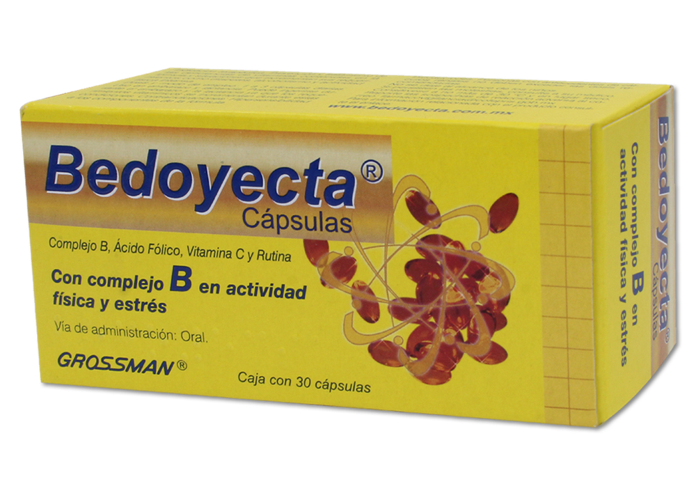 BEDOYECTA 30 CAP 100/36/10/5/5/0.5 MG