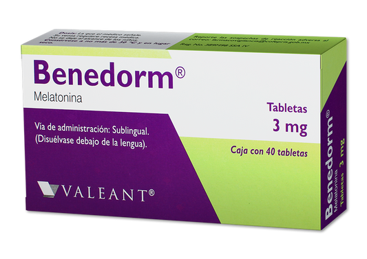 BENEDORM 40 TAB SL 3 MG