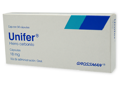 UNIFER 30 CAP 18 MG