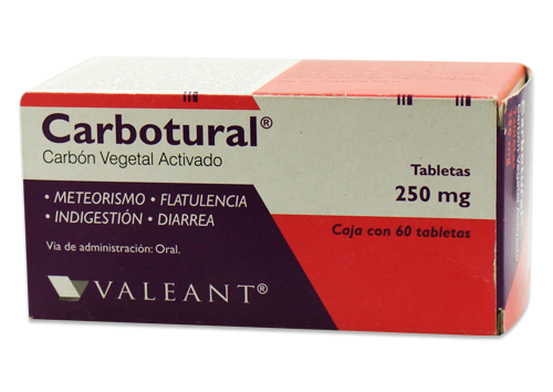 CARBOTURAL 60 TAB 250 MG