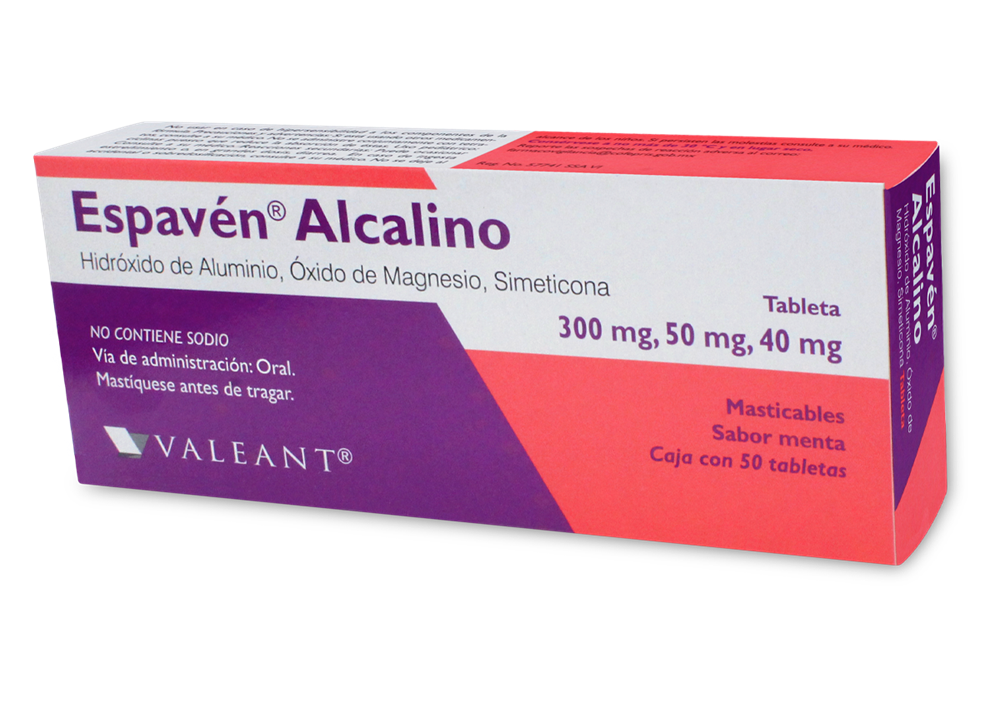 ESPAVEN ALC. MAST 50 TAB MAST 300/50MG