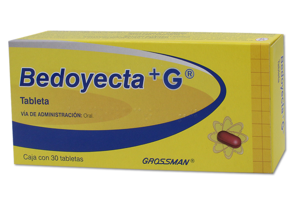 BEDOYECTA G 30 TAB 40/150/10/5/5 MG