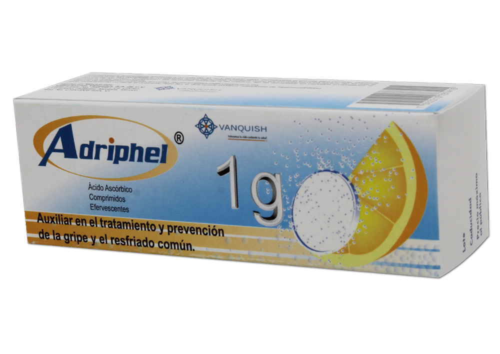ADRIPHEL 1G C/10 COMPRIM EFERVESCENTES