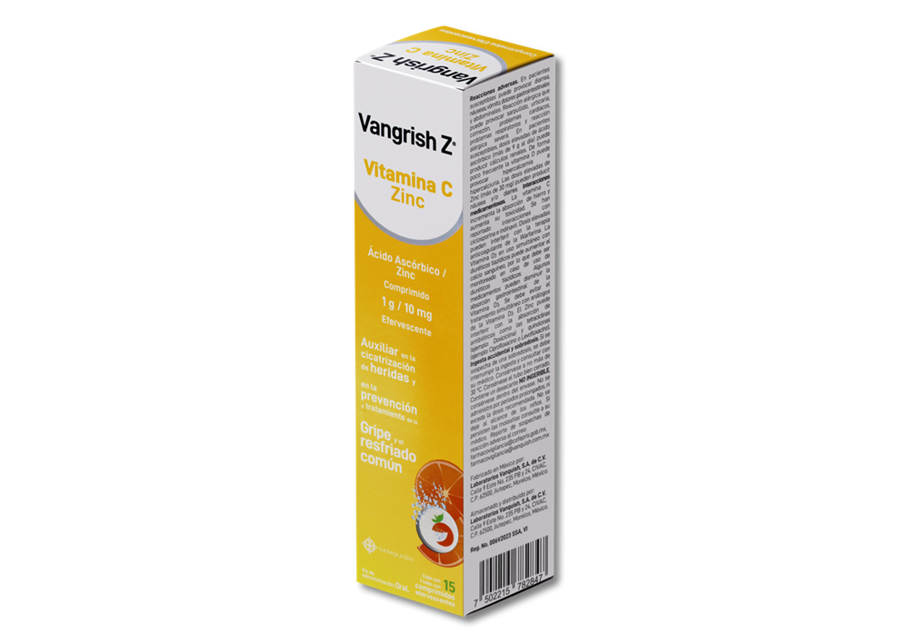 VANGRISH Z 15 COMP EFERV 1G/10MG