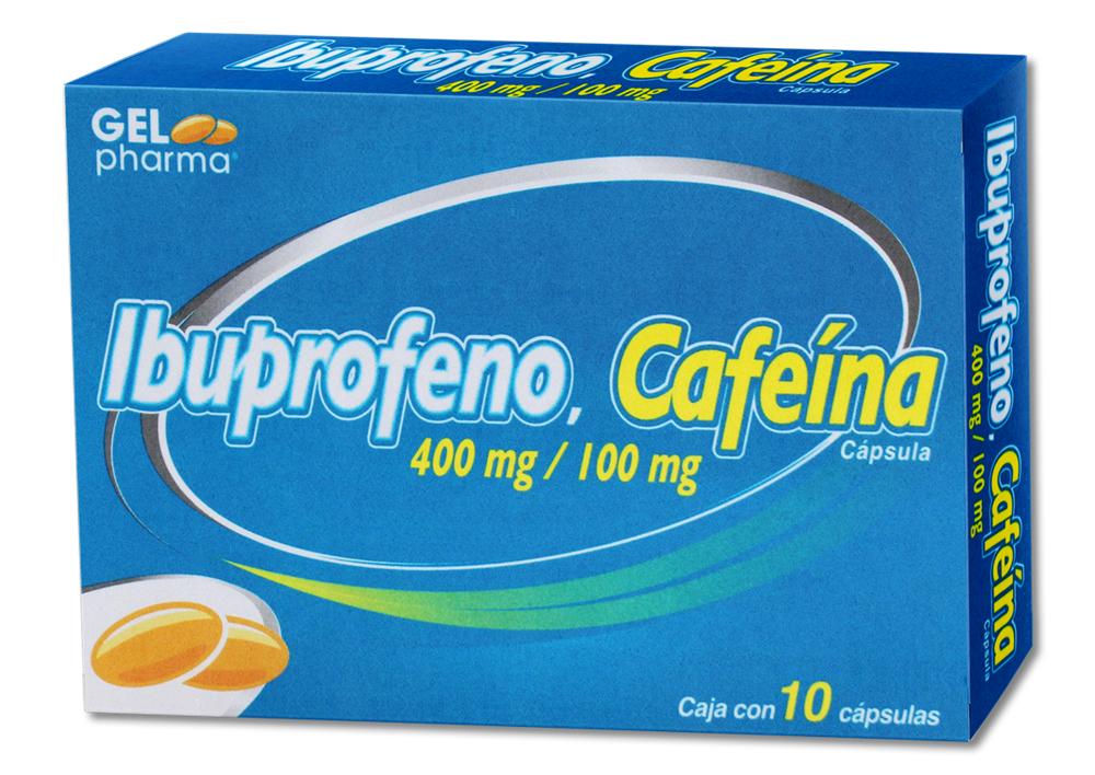 IBUPRO-CAFE 10 CAPS 400 MG/100 MG