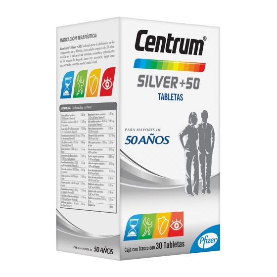 CENTRUM SILVER+50 1 FCO 30 TAB
