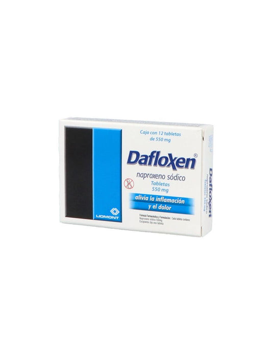 DAFLOXEN 12 TAB 550 MG